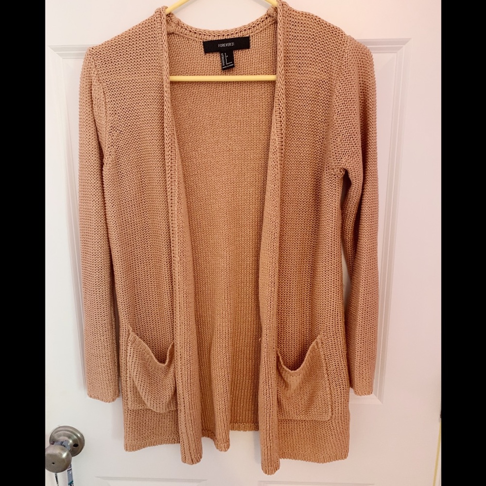 dusty rose cardigan